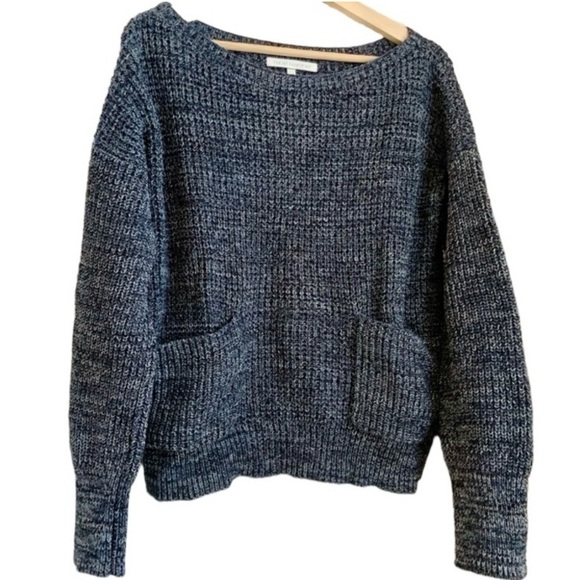 VICTORIA’S SECRET knitted Cotton Sweater With Pockets Size Medium / 100% Cotton. - Picture 4 of 17